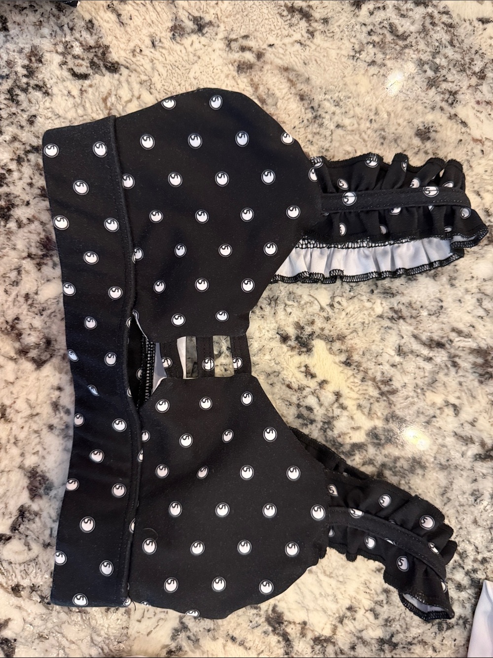 Five The Label Girls Extra Large Black Printed Top